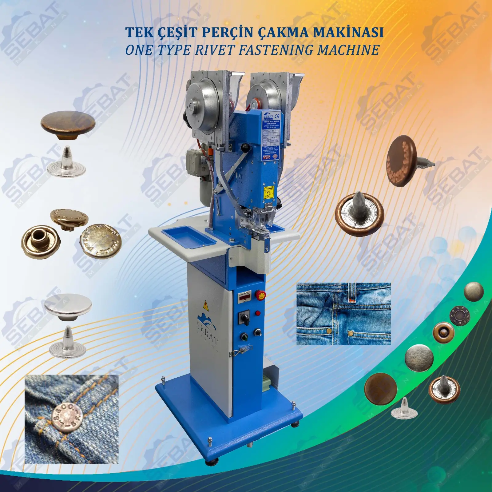Automatic Rivet Attaching Machines