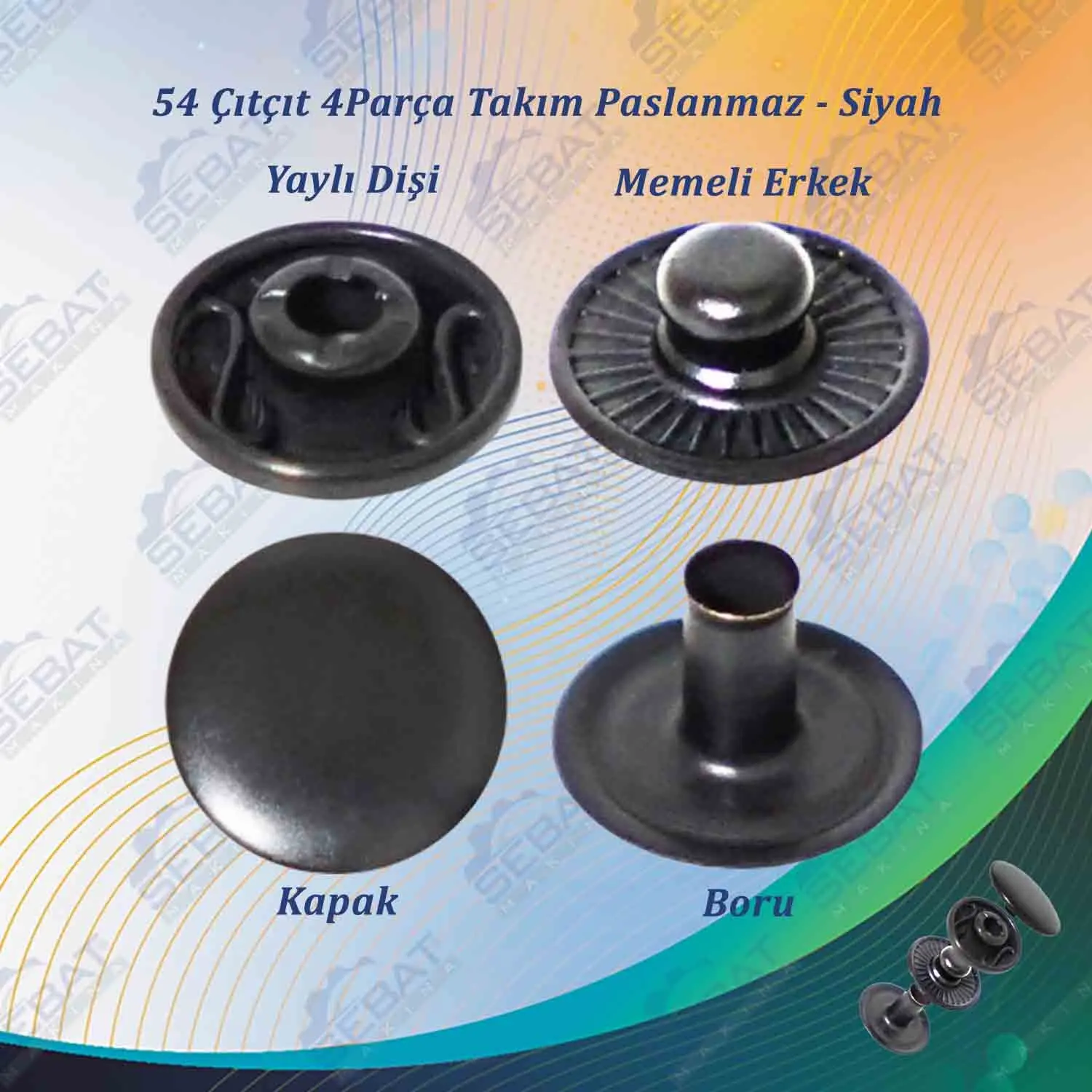15 MM Type 54 Cap Nickel