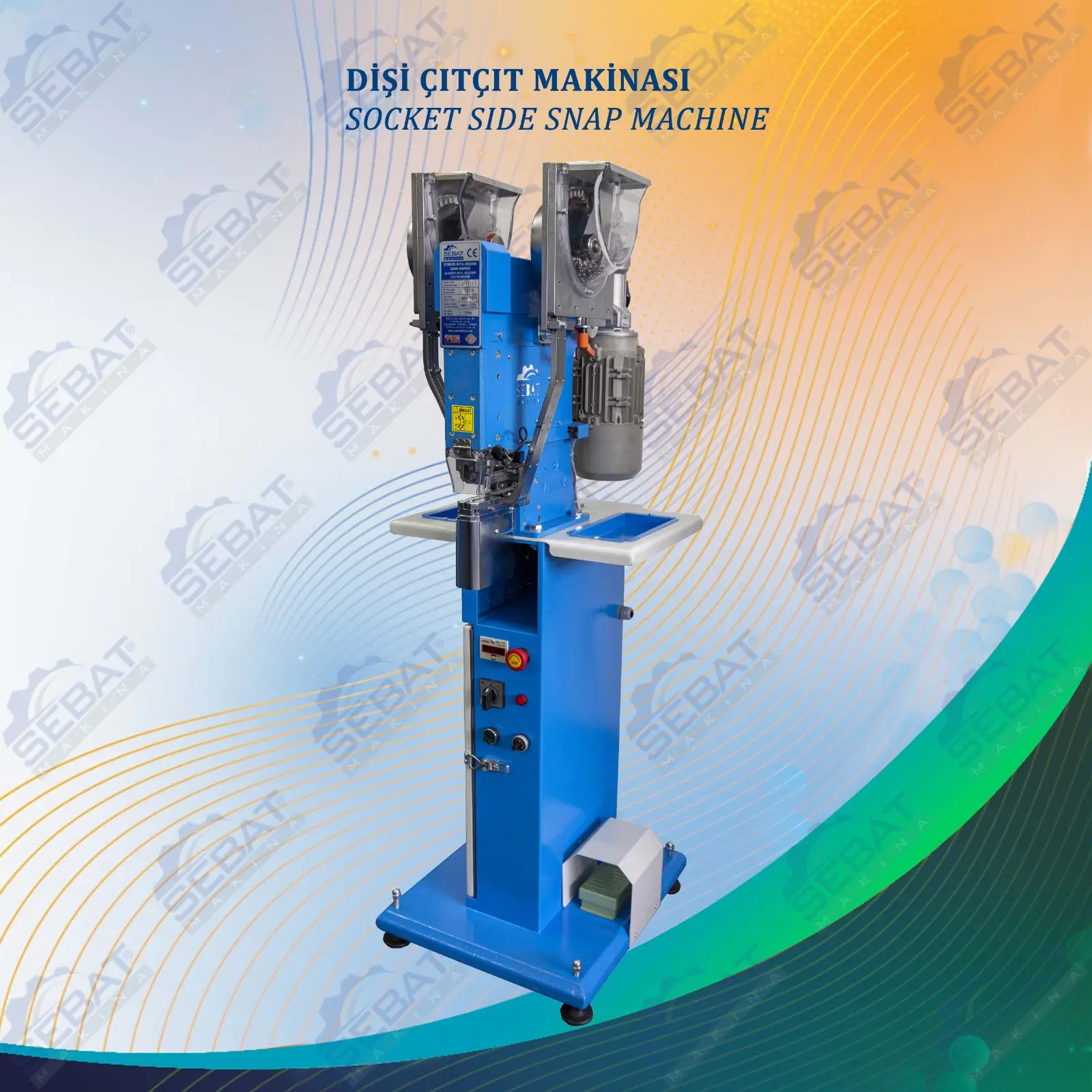 Ø9.5 Socket Side Snap Fastening Machine