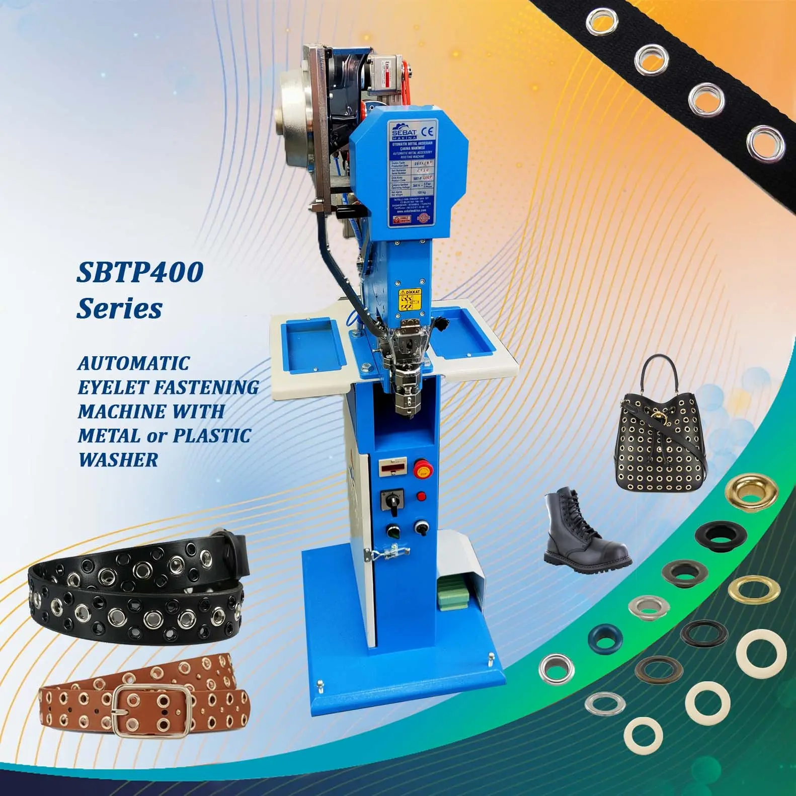Plastic Eyelet Fastening Machine