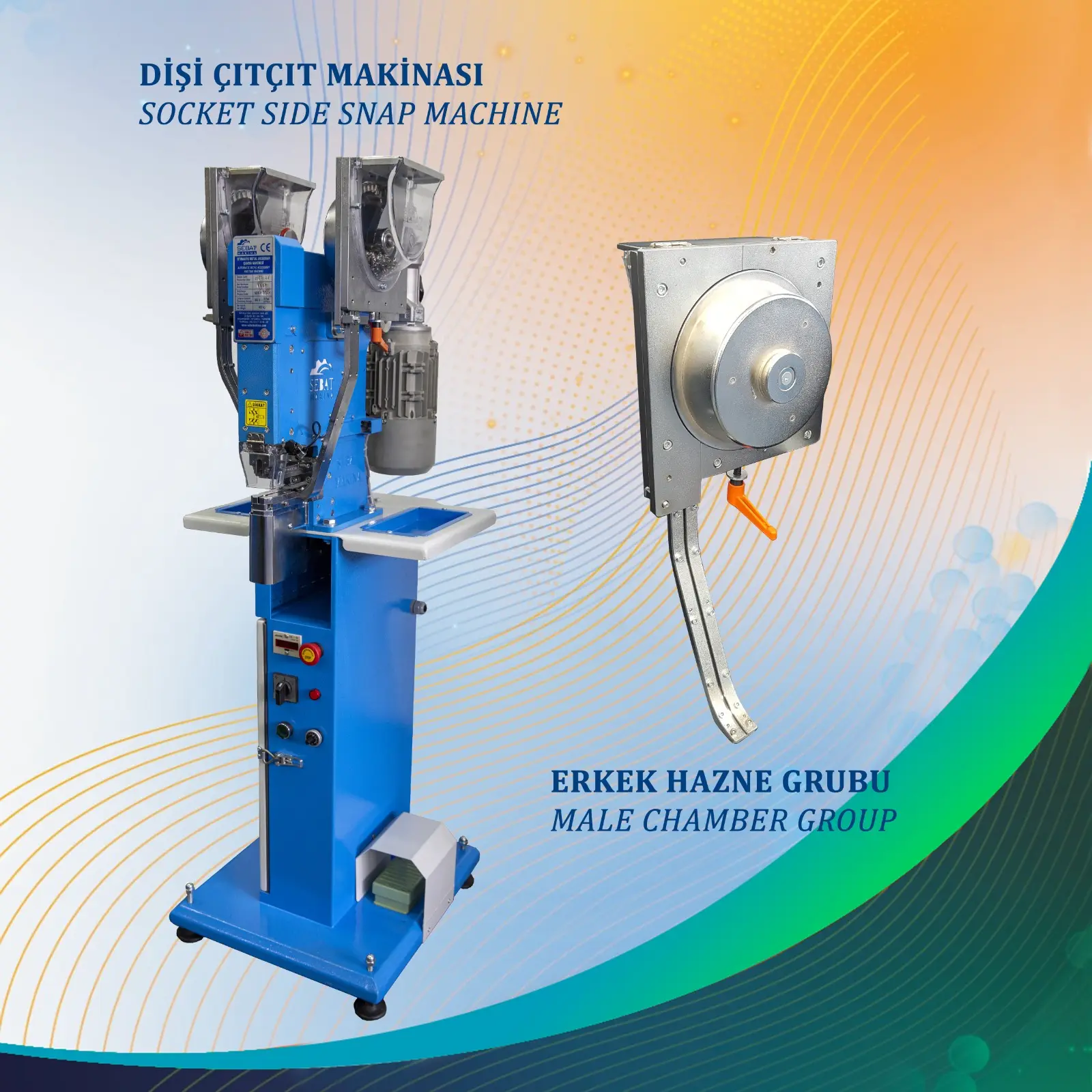 Triple 8.5 Snap Fastening Machine